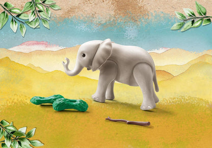 Wiltopia Young Elephant Animal Figure