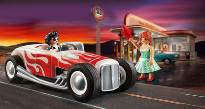 City Life Starter Pack Hot Rod Toy Car-in-50s Style