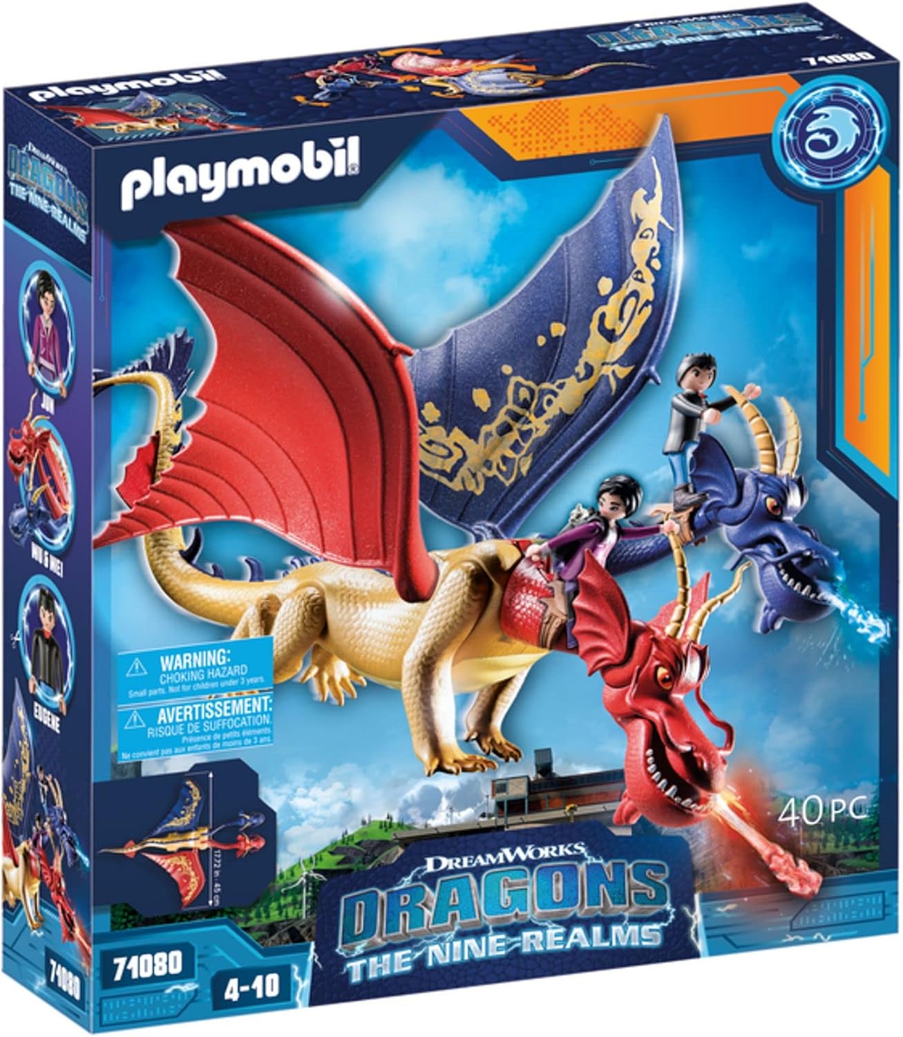 Playmobil Dragons Nine Realms: WuWei & Jun- Dragons Nine Realms The Toy Store - Toys