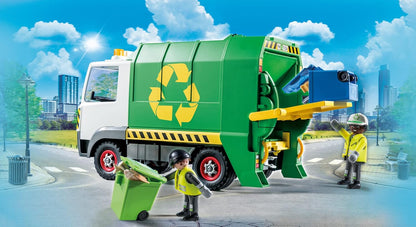 Recycling Truck with Accessories and 2 Figures