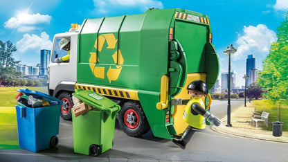 Recycling Truck with Accessories and 2 Figures