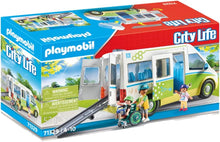 Playmobil City School Bus with Wheelchair Accessible Ramp The Toy Store - Toys