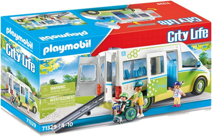 Playmobil City School Bus with Wheelchair Accessible Ramp The Toy Store - Toys