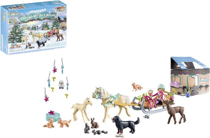 Playmobil Advent Calendar - Christmas Sleigh Ride The Toy Store - Toys