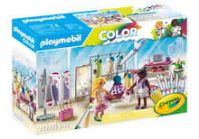 Playmobil Color Backstage boxed playset, 82pc set with Crayola branding