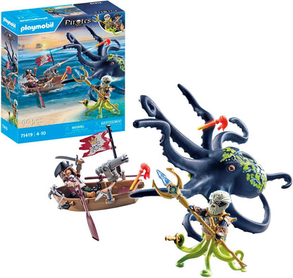 Playmobil Pirates - Battle with The Giant Octopus The Toy Store - Toys