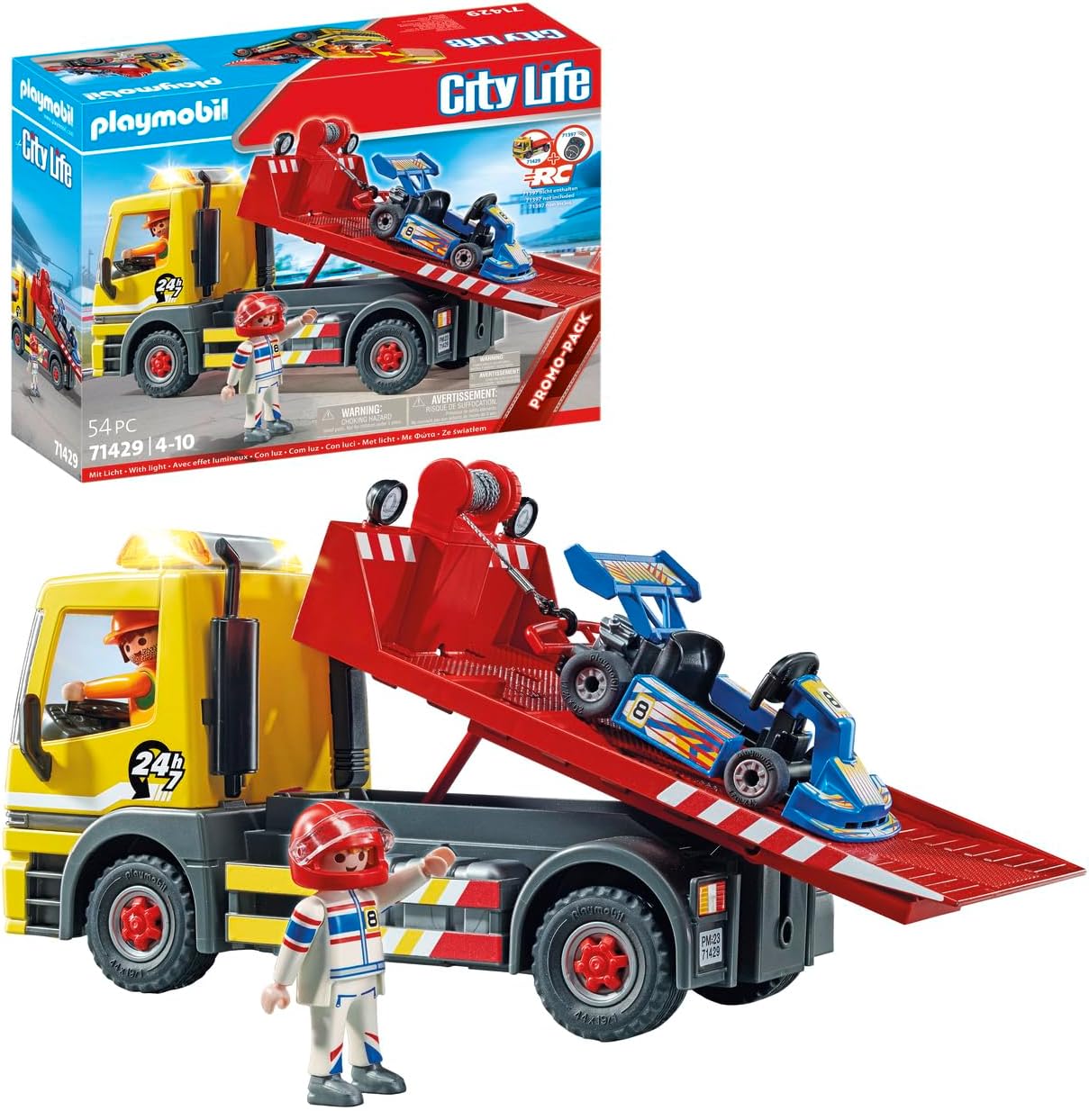 Playmobil Tow Truck Toy Playset - Towing Service The Toy Store - Toys