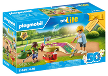 Playmobil myLife mini golf set box, 33 pieces for ages 4-10