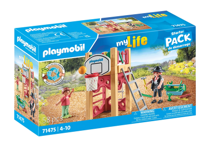 Playmobil Carpenter On Tower set