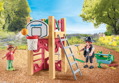Playmobil Carpenter On Tower set