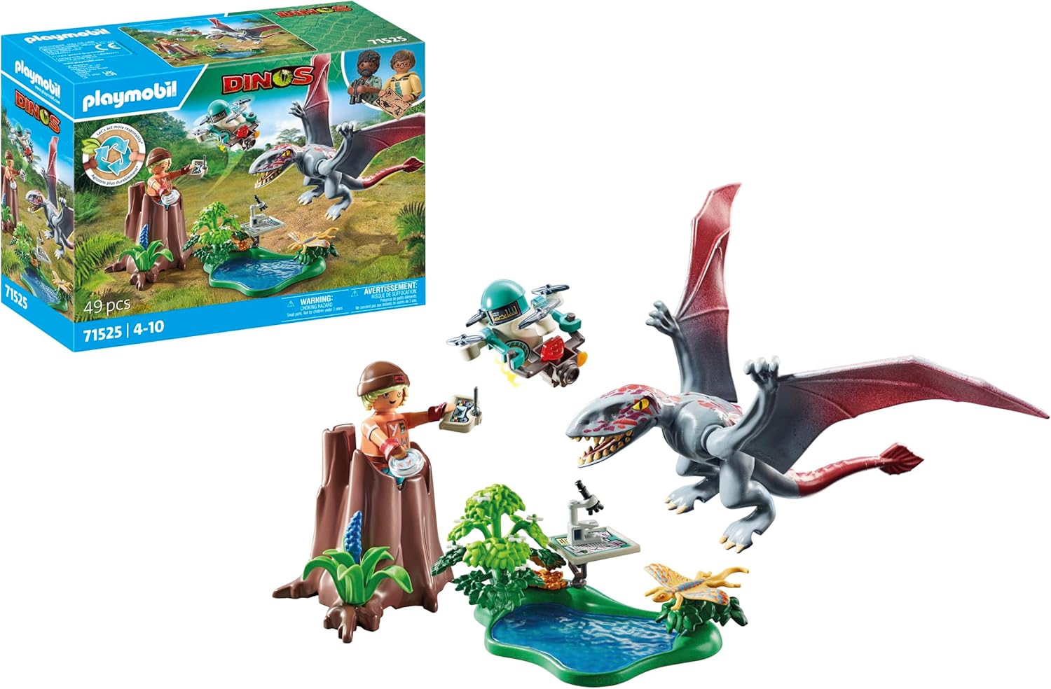 Playmobil Dinos - Observatory for Dimorphodon The Toy Store - Toys