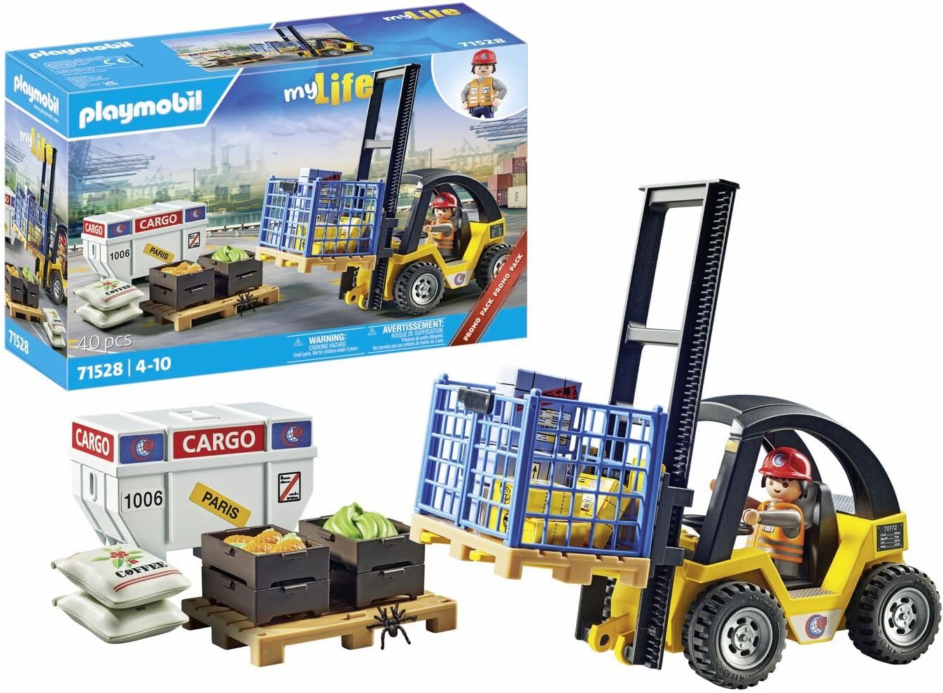 Playmobil myLife Promo Pack: Forklift truck with cargo The Toy Store - Toys