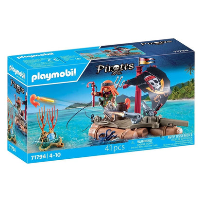 Pirate Raft with Treasure