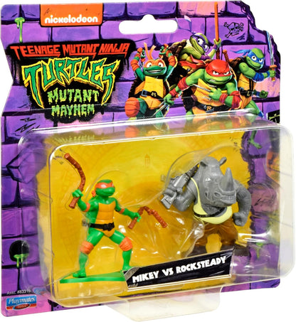 Teenage Mutant Ninja Turtles Movie Mini Figure 2-Pack Mike & Rocksteady