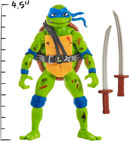 Teenage Mutant Ninja Turtles Mutant Mayhem Leonardo vs. Super Fly Figure 2-Pack