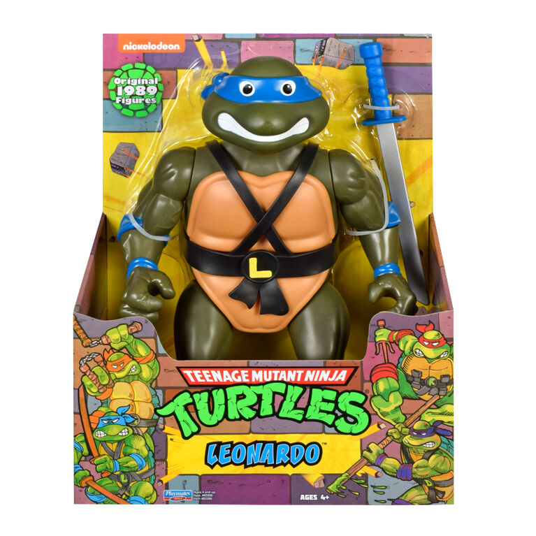 Playmates Teenage Mutant Ninja Turtles Classic 12" Figure - Leonardo The Toy Store - Toys