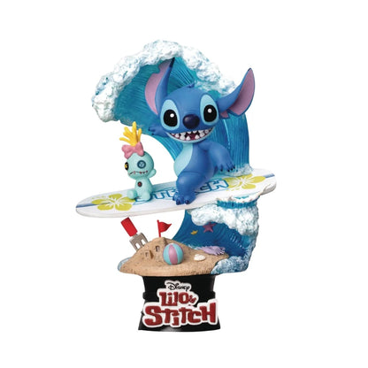 Beast Kingdom Stitch Surf Diorama Stage-DS-030 By Beast Kingdom (DS-030)