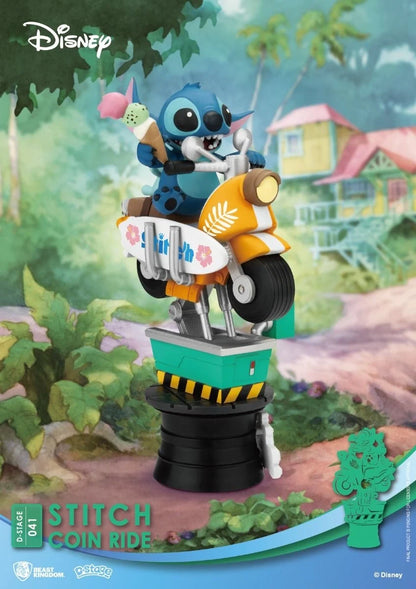 Lilo & Stitch D - Stage DS - 041 Stitch & Scrump Coin Ride (Reissue) Figure by Beast Kingdom