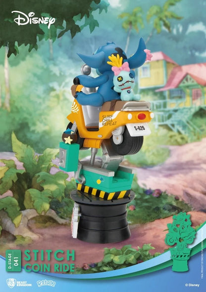 Lilo & Stitch D - Stage DS - 041 Stitch & Scrump Coin Ride (Reissue) Figure by Beast Kingdom