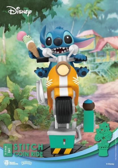 Lilo & Stitch D - Stage DS - 041 Stitch & Scrump Coin Ride (Reissue) Figure by Beast Kingdom