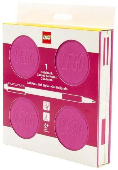 Notebook With Gel Purple Pen