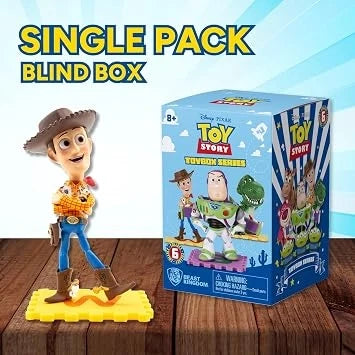 Single blind box hero figurine with packaged box and cowboy character figure