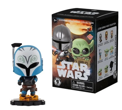 Star Wars Cosbi bobble-head figurine: blue helmet character with black suit