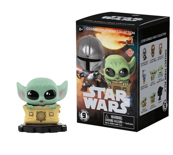 Star Wars Cosbi bobble-head figurine of green alien with tan armor