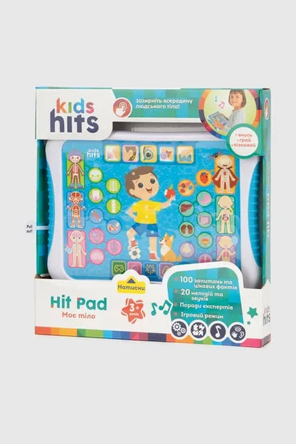 Kids Hits electronic hit pad toy box, colorful body buttons and characters