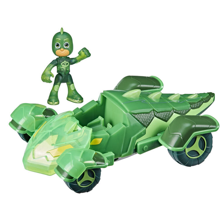 PJ Masks Gekko Car Light-Up Racer with Gekko Action Figure The Toy Store - Toys