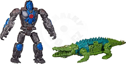 Transformers Rise of the Beasts - Beast Combiner Action Figures - Optimus Primal & Skullcruncher