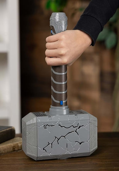 Marvel Studios’ Thor: Love and Thunder Mighty FX Mjolnir Electronic Hammer Roleplay Toy with Lights, Sound FX