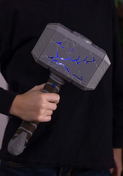 Marvel Studios’ Thor: Love and Thunder Mighty FX Mjolnir Electronic Hammer Roleplay Toy with Lights, Sound FX