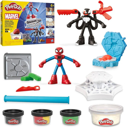 Hasbro Play-doh Marvel Spider-man Attaque Transformers Nchante