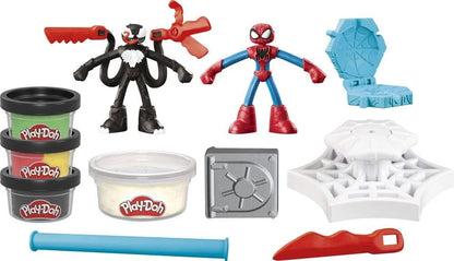 Hasbro Play-doh Marvel Spider-man Attaque Transformers Nchante