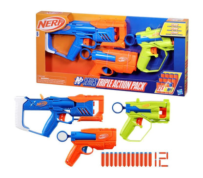 Nerf N Series Triple Action Pack