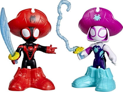 Hasbro Marvel Spidey And His Amazing Friends Water-webs Pirate Spin and Pirate Ghost-spider