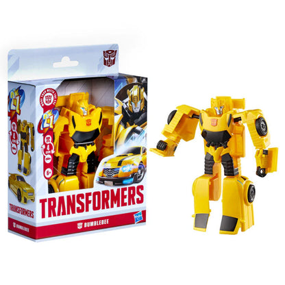 Transformers Alpha Bumblebee Action-Figur, mit Fahrzeugbox und gelbem Roboterdesign