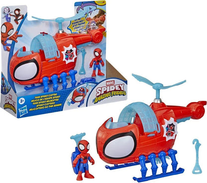 Hasbro Marvel Spidey and Ses Amis Extraordinaires - Helico DE L'equipe Spidey