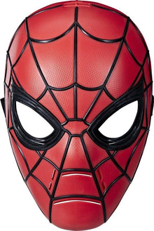 Hasbro Spider-Man close-up mask, red with black web lines and large white eye lenses