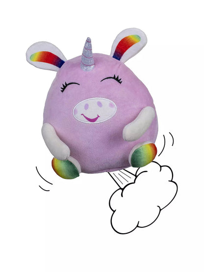 Windy Bums Cheeky Farting Soft Unicorn Toy / Funny Gift