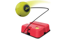 All Surface Reflex Swingball lime soccer ball with red base unit and black cord