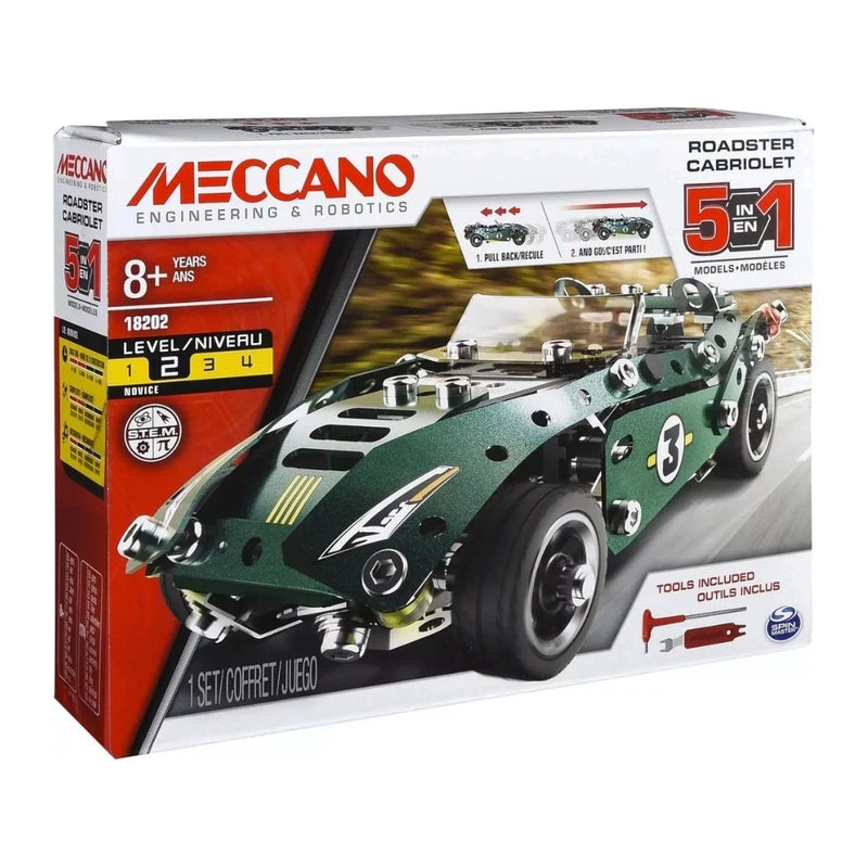5-in-1 Roadster Pull Back Car