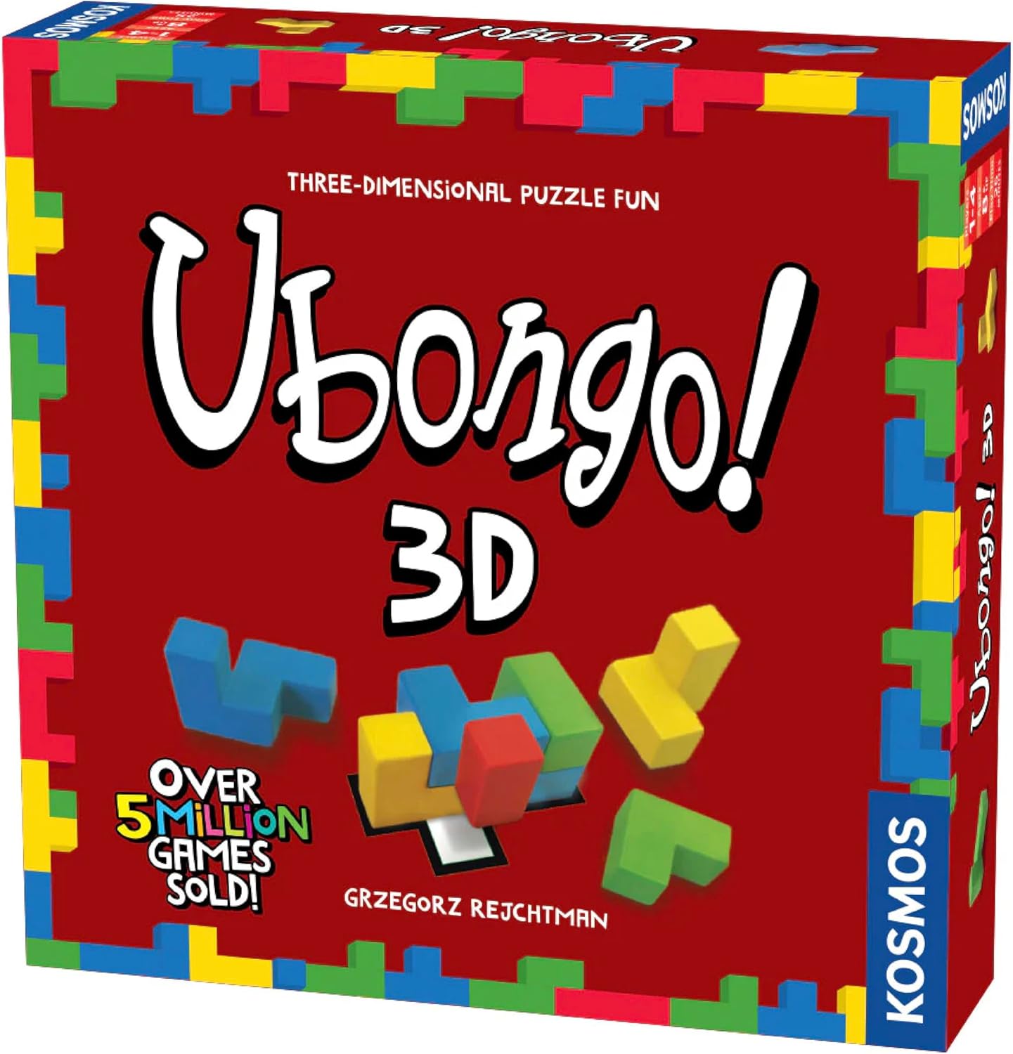 Ubongo 3D - A Kosmos Game - Geometric Puzzle Game With Three-Dimensional Blocks - The Toy Store - Best Toys in Lebanon