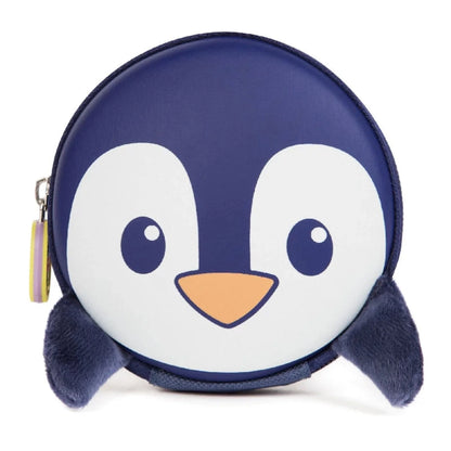 boppi Tiny Trekker Keychain Pouch - Penguin, Blue