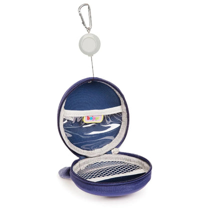 boppi Tiny Trekker Keychain Pouch - Penguin, Blue
