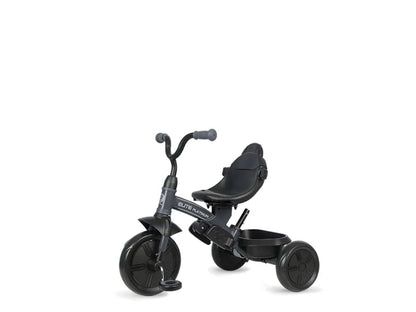 Platinum gray tricycle with canopy, adjustable handlebar and footrest