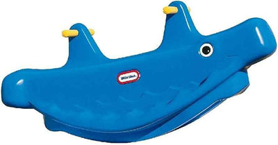 Whale Teeter Totter-Blue