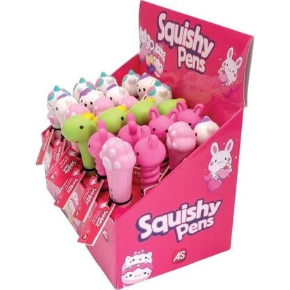 AS Squishy Pen, 5 Designs Assortment