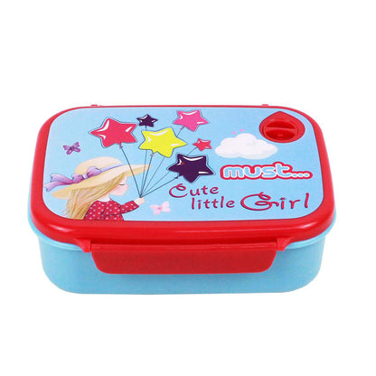 MUST Lunch Box 800ml, 18×13×6cm - 4 Designs, Girls